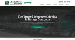 Desktop Screenshot of libertymovers.com